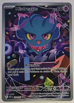 Pokemon TCG Misdreavus 233/217 Ascended Heroes Illustration Rare 2026 NM - Image 2