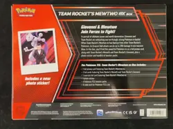 Pokemon TCG Team Rocket's Mewtwo Ex Box Factory Sealed - Image 2
