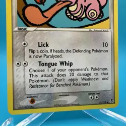 NM FireRed & LeafGreen Lickitung Uncommon 37/112 non-holo Pokemon - Image 2