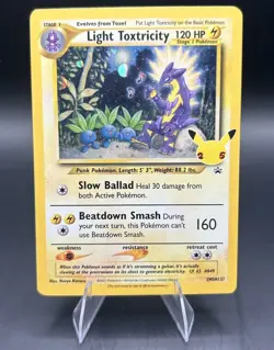 Pokemon TCG SWSH Sword & Shield Promo - Light Toxtricity SWSH137 Holo Promo - Image 1