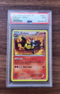 Pokemon - Emboar Holo Promo - Black & White 2011 - PSA 9 (Rare Mint) - Image 1