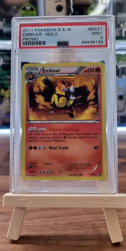 Pokemon - Emboar Holo Promo - Black & White 2011 - PSA 9 (Rare Mint) - Image 3
