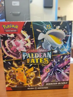 Pokemon TCG Scarlet And Violet Series Paldean Fates Booster Bundle Box Sealed - Image 3