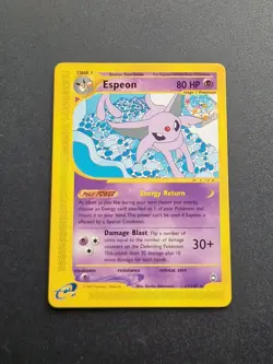 Espeon 11/147 Aquapolis Non Holo WOTC Vintage Pokemon TCG - NM - Image 1