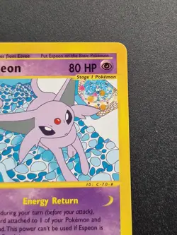 Espeon 11/147 Aquapolis Non Holo WOTC Vintage Pokemon TCG - NM - Image 4