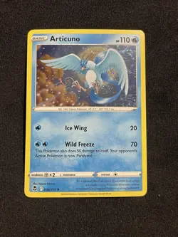 Articuno 036/195 Silver Tempest Rare Cosmos Holo Pokemon TCG SWIRL 🌀 - Image 2
