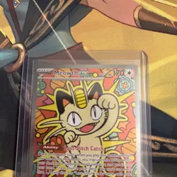 Pokemon TCG Perfect Order Meowth EX Special Illustration Rare SIR #121/088 - Image 3