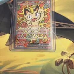 Pokemon TCG Perfect Order Meowth EX Special Illustration Rare SIR #121/088 - Image 4