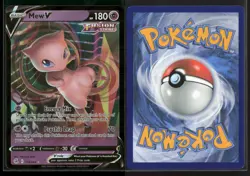Mew V 113/264 Holo V Rare Fusion Strike NM/M Pokemon - Image 3