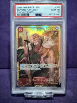 One Piece TCG Silvers Rayleigh OP08-118 SEC JP - Image 1