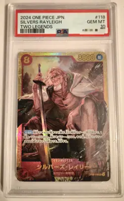 One Piece TCG Silvers Rayleigh OP08-118 SEC JP - Image 2
