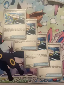 [4x Playset] Electric Generator 079/091 - SV: Paldean Fates (PAF) Pokemon TCG - Image 1