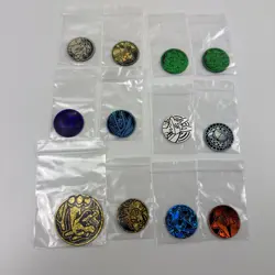 Lot of 12x Official Pokemon TCG Coins - Image 1