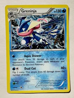 Greninja XY162 Black Star Promo Holo Pokemon Card MP/LP - Image 1