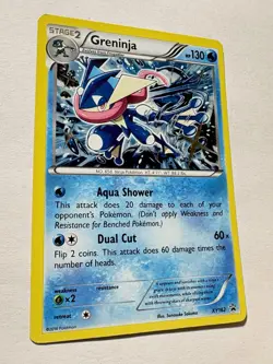 Greninja XY162 Black Star Promo Holo Pokemon Card MP/LP - Image 3