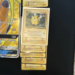 Nintendo Pokemon TCG pikachu lot, cracked 35/108, and many more great cards!!! - Image 2
