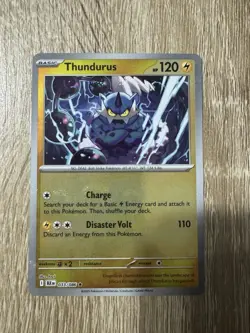 Thundurus 033/086 Masterball Black Bolt English Pokemon TCG NM - Image 1