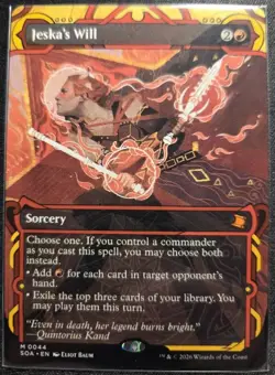 MTG Jeska's Will - Secrets of Strixhaven: Mystical Archive (SOA) M0044 FREE S&H! - Image 1