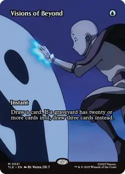 *foil borderless VISIONS OF BEYOND 0021 Avatar The Last Airbender MTG Magic - Image 1