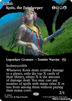 Kotis, the Fangkeeper (Borderless) EN [TDM - 362] - NM TCG MTG - Image 1