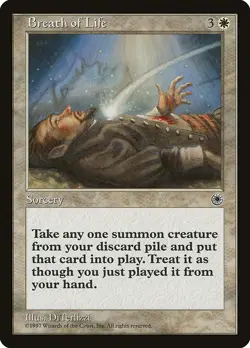 Breath of Life NonFoil Portal 10 NM MTG - Image 1