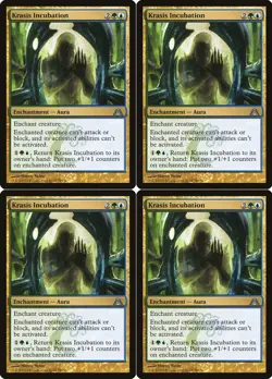 Krasis Incubation X4 Dragon's Maze MTG Magic the Gathering Excellent 2Fire Games - Image 1