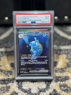 2023 POKEMON MEW EN BLASTOISE ex SPECIAL ILLUSTRATION RARE PSA 9 - Image 1