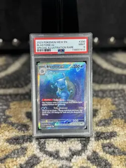 2023 POKEMON MEW EN BLASTOISE ex SPECIAL ILLUSTRATION RARE PSA 9 - Image 2