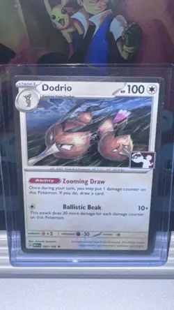 085/165 Dodrio Prize Pack Series 5 Stamped Pokemon TCG 151 Mew Cosmos Holo - Image 1