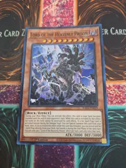 Yugioh Lord of the Heavenly Prison RA03-EN029 Super Rare 1st Edition Near Mint - Image 1