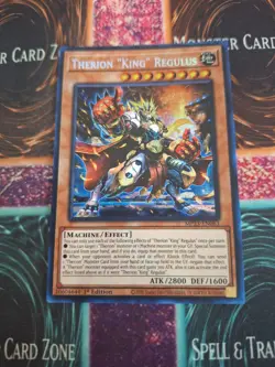 Yugioh Therion "King" Regulus MP23-EN063 Prismatic Secret Rare 1st Edition NM - Image 1