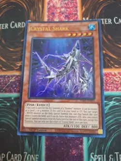 Yugioh Crystal Shark RA03-EN031 Ultra Rare 1st Edition Near Mint - Image 1