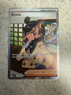 Emma 107/086 Full Art Double Ultra Rare Pokemon Chaos Rising ME04 NM - Image 1