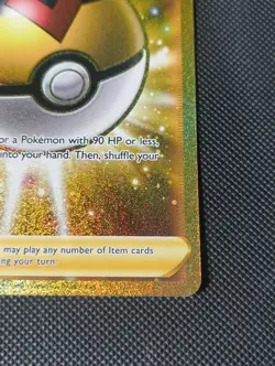 Pokemon - Level Ball - 181/163 - SWSH Battle Styles - Gold Secret Rare - Image 4