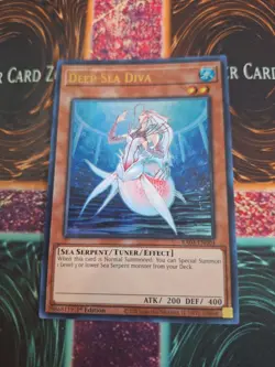 Yugioh Deep Sea Diva RA03-EN004 Ultra Rare 1st Edition Near Mint - Image 1