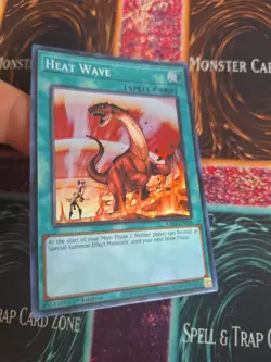 Yugioh Heat Wave RA03-EN058 Super Rare 1st Edition Near Mint - Image 2