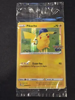Pikachu Pokemon GO Promo Sealed FRENCH 028/078 - Image 1
