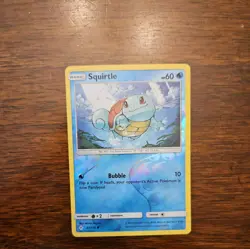 Squirtle 33/214 Sm-Unbroken Bonds Reverse Holo NM Pokemon TCG - Image 1