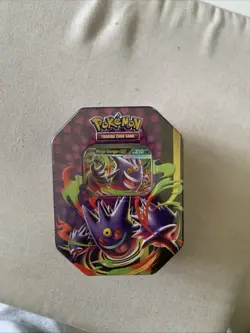 Pokemon TCG Mega Gengar EX Tin New Sealed Factory Sealed - Image 1