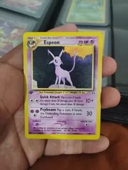 Pokemon TCG Espeon Neo Discovery 20/75 Rare 1st Edition - Image 1