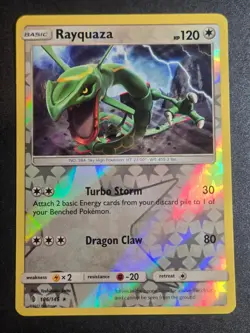 Rayquaza 106/145 LP Guardians Rising Rare Pokemon Reverse Holo - Image 1