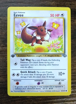 Pokemon Jungle 1st Edition Eevee 51/64 Non Holo NM - Image 1