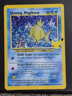 Pokemon Shining Magikarp 66/64 Neo Revelation Ultra Rare Holo HP 30 - Image 3