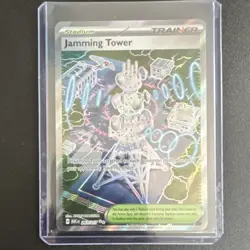 Pokemon TCG Jamming Tower 261/217 Ascended Heroes Trainer Stadium Full Art Holo - Image 1