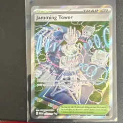 Pokemon TCG Jamming Tower 261/217 Ascended Heroes Trainer Stadium Full Art Holo - Image 3