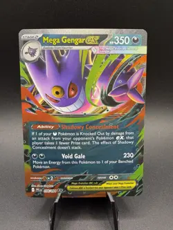 Pokemon TCG - Mega Gengar Ex 56/94 - Phantasmal Flames - Double Rare - NM - Image 1