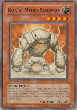Yugioh! Koa'ki Meiru Sandman - TSHD-EN028 - Common - 1st Edition Near Mint - Image 1