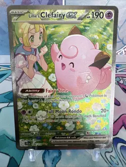 Lillie's Clefairy EX Journey Together 184/159 SIR Pokemon 2025 - Image 4
