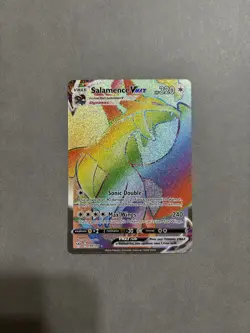 Pokemon TCG Salamence VMAX 194/189 Rainbow Rare Darkness Ablaze NM - Image 1