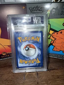 2025 Pokemon Bulbasaur 133/132 Mega Evolution Enhanced Stamped PSA 8 Promo - Image 2